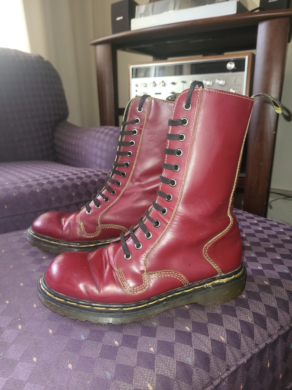 Vintage Dr Martens 9114 "Tommy" Boots Size 8